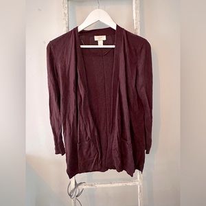 Loft dark purple sweater